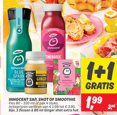  1 2 4 80 100 uplift super smoothie innocent blue apple guava lime coconut spirulina vita relights your energise strawberry shot ginger vitamin new hot guarana with give you fruit kids smoothies strawberries raspberries out fridge apples sugar sap fles ml pak stuks varieeren flessen 99 3 