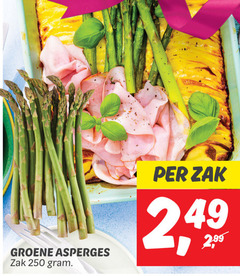  asperges 250 groene zak 2 