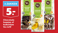  2 5 8 10 zakken choc chocolade praline haasjes melk witte ca. stuks kuikentjes hazenkopjes 