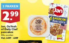  2 pakken jan daily chef pancakes soorten hollandse keuken naturel 4x 