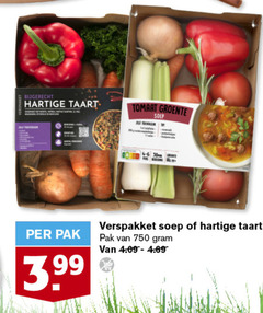  30 750 bijgerecht hartige taart tomaat groente soep pak 3.99 verspakket 