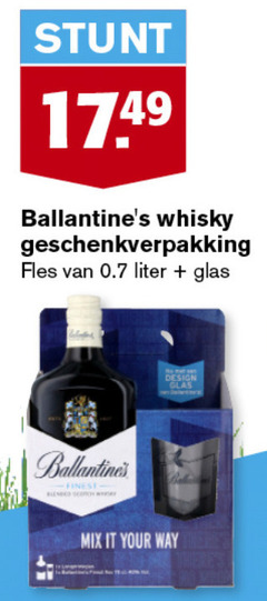  whisky geschenkverpakking fles liter glas design mix it your 