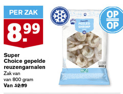  zak super choice gepelde reuzengarnalen shrimp 