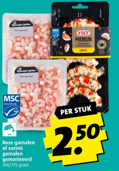  gemalen vici www.msc.org premium marinated shrimps garlic vis roze garnalen surimi gemarineerd 100 stuk ready to 