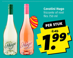  750 hugo cavatini frizzante rosee fles ml stuk 