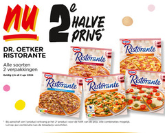  1 2 halve dr oetker ristorante soorten dr.oetker pizza salame tonno pollo tri hawaii mozzarella nutri score b aanschaf 2e combinaties let combinatie 