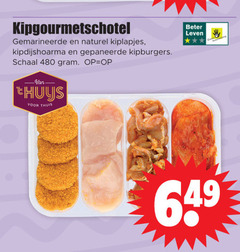  kipgourmetschotel gemarineerde naturel kiplapjes kipdijshoarma gepaneerde kipburgers schaal thuis beter leven 