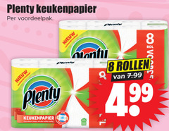  plenty keukenpapier 8 rol absorbeert minder vellen rollen 4 9 