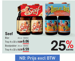  seef speciaalbieren 4 25 33 330 best belgian style bier 4x bootje gember koriander tray 