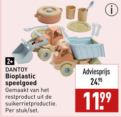  2 dantoy bioplastic speelgoed gemaakt stuk 