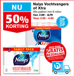  nalys keukenpapier 6 50 family pack inspired by nature vochtvangers super absorberende kussentjes pakken rollen 3.99 ulti multi week online 