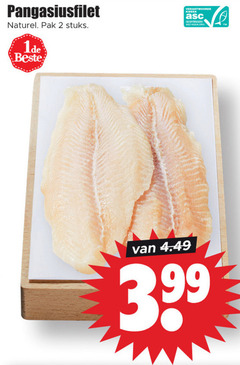  2 pangasiusfilet naturel pak stuks kweek gecertificeerd asc-aqua.org 3.99 