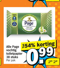  30 100 biologisch afbreekbaar elastic plastic vrije page vera vochtig toiletpapier verrijkt aloe kamille geur stuks pak 