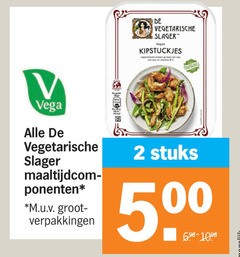  2 12 vegetarische slager kipstuckjes vega m.u.v stuks 5 