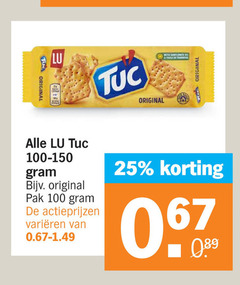  lu tuc zoutjes 25 100 original pak varieeren 