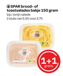  1 2 150 brood toastsalades bakje tonijn salade stuks 