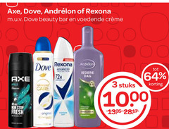  3 64 1000 axe dove rexona beauty bar voedende 00 advanced 72h care stop fresh original dag stuks 