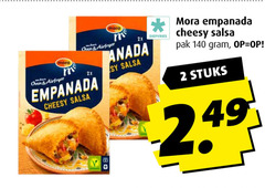  2 140 oven airfryer mora 2x empanada cheesy salsa diepvries pak stuks 