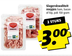  2 150 schouder slagers hamreepjes baconreepjes sites slagerskwaliteit reepjes ham bacon kip pak stuks 