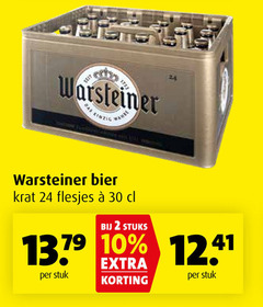  warsteiner krat bier 2 10 24 30 das einzig wahre stuks stuk 