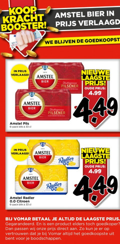  amstel blikjes bier 6 20 33 kracht booster verlaagd pilsener nieuwe oude pils pack blik radler 0.0 citroen elders goedkoper passen vertrouwen 