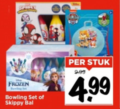  spidey frozen bowling skippy bal stuk 