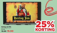  hertog jan krat bier 24 25 30 pils 