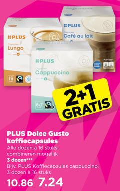  plus huismerk dolce gusto capsules 1 2 3 16 lungo mcafee lait cappuccino koffiecapsules dozen stuks combineren 