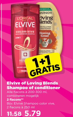  1 2 250 paris elvive color vive beschermende shampoo garnier blends herstellend conditioner honing goud manuka uva beschermt herstelt tekenen haar loving ml combineren 