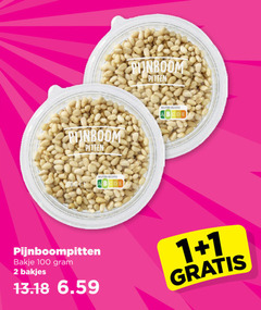  1 2 100 pitten nutri score 100g pijnboompitten bakje bakjes 