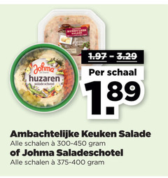  johma huzaren salade schotel schaal ambachtelijke keuken schalen saladeschotel 375-400 