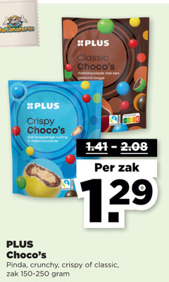  julianatoren classic melkchocolade gekleurd laagje crispy knapperige vulling zak pinda crunchy 