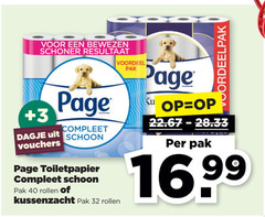  32 40 bewezen resultaat 3 vouchers page schoon toiletpapier pak rollen voordeel kussenzacht 