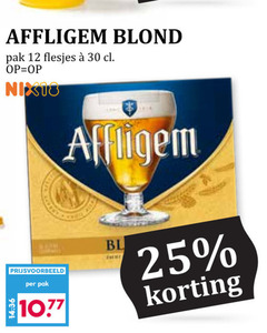  affligem speciaalbieren 12 25 30 blond pak nix18 