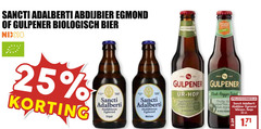  gulpener speciaalbieren 25 33 abdijbier egmond biologisch bier nix18 tripel gb hop regge weizen flesje 