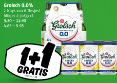  grolsch alcoholvrij bier 2 6 0.0 trays blikjes 30 33 1 liter v.a. 6x radler 