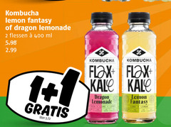  2 400 kombucha lemon fantasy dragon lemonade flessen ml 1 liter kale lime 