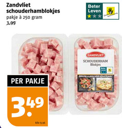  250 zandvliet pakje 3.99 beter leven bescherming dieren kilo schouderham blokjes l 