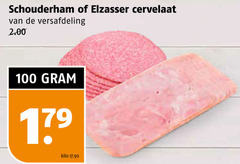  100 schouderham elzasser cervelaat versafdeling kilo 