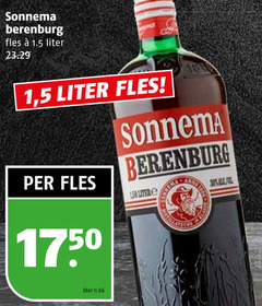  30 150 sonnema berenburg fles liter 1 5 anno led 