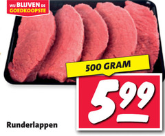  500 runderlappen 