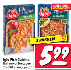  2 10 iglo fish cuisine italiano bretagne pakken 