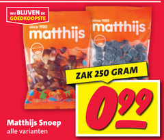  250 since matthijs snoep zak 