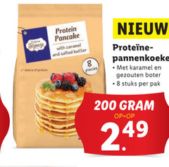  8 200 firenze source protein pancake with caramel and salted butter pieces pannenkoeken karamel gezouten boter stuks pak 