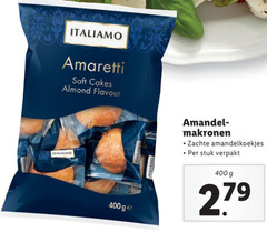  279 400 amaretti soft cakes almond flavour ge amandel zachte stuk verpakt 