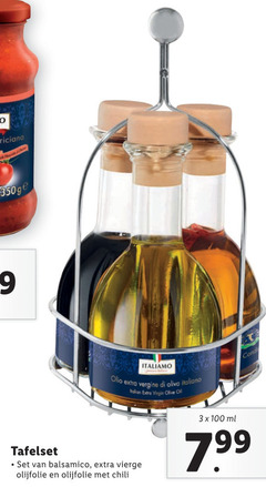  3 100 olio vergine oliva italiano virgin olive oil conditioner tafelset balsamico vierge olijfolie chili ml 