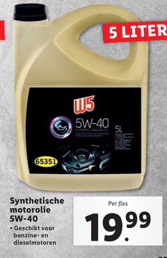  5 40 synthetische motorolie benzine dieselmotoren liter supertech engine for wool fles 