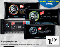  18 shine to clean and leather wipes care for dashboard matt synthetic surfaces glass mirror cleaning car mirrors 30x schoonmaakdoekjes autoruit leer varieeren 1 