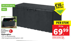  3 5 cm l stuk livarno home opbergbox weerbestendig hangslotvoorziening slot 69 99 lidl.nl 