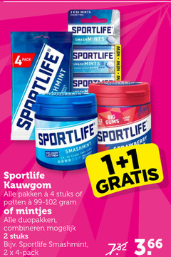  1 2 4 50 2x mints sugar free pack sportlife longer lasting smash smashmint fresh new big gums berry kauwgom pakken stuks potten mintjes duopakken combineren 